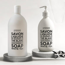 Load image into Gallery viewer, Liquid Marseille Soap & Refill Set - White Tea Bundle