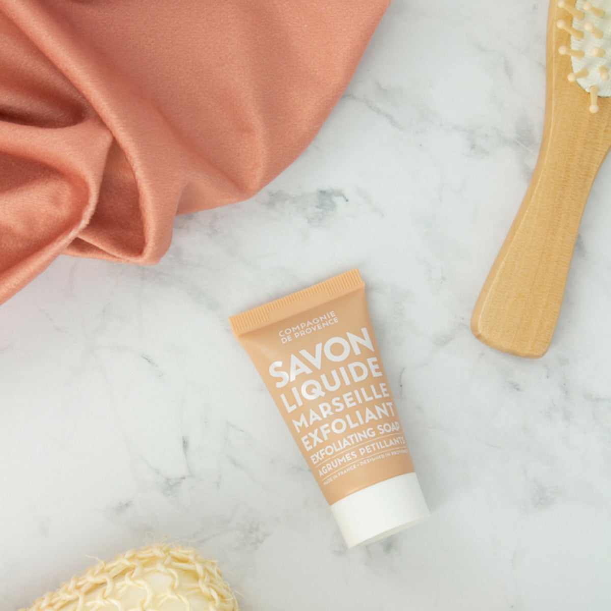 Travel Exfoliating Liquid Marseille Soap Sparkling Citrus Cie Luxe