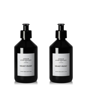 Velvet Peony Luxury Hand & Body Wash + Hand & Body Lotion