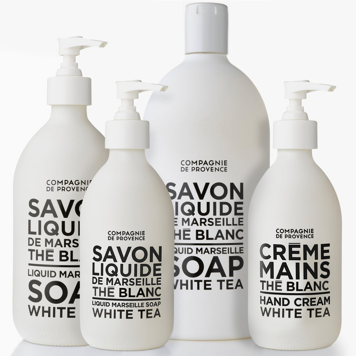 Liquid Marseille Soap & Hand Cream Set White Tea Cie Luxe Your