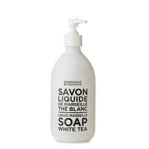 Liquid Marseille Soap 16.7 fl. oz. - White Tea - Cie Luxe | Your Life Styled