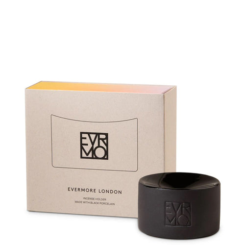 Porcelain Incense Holder, Black
