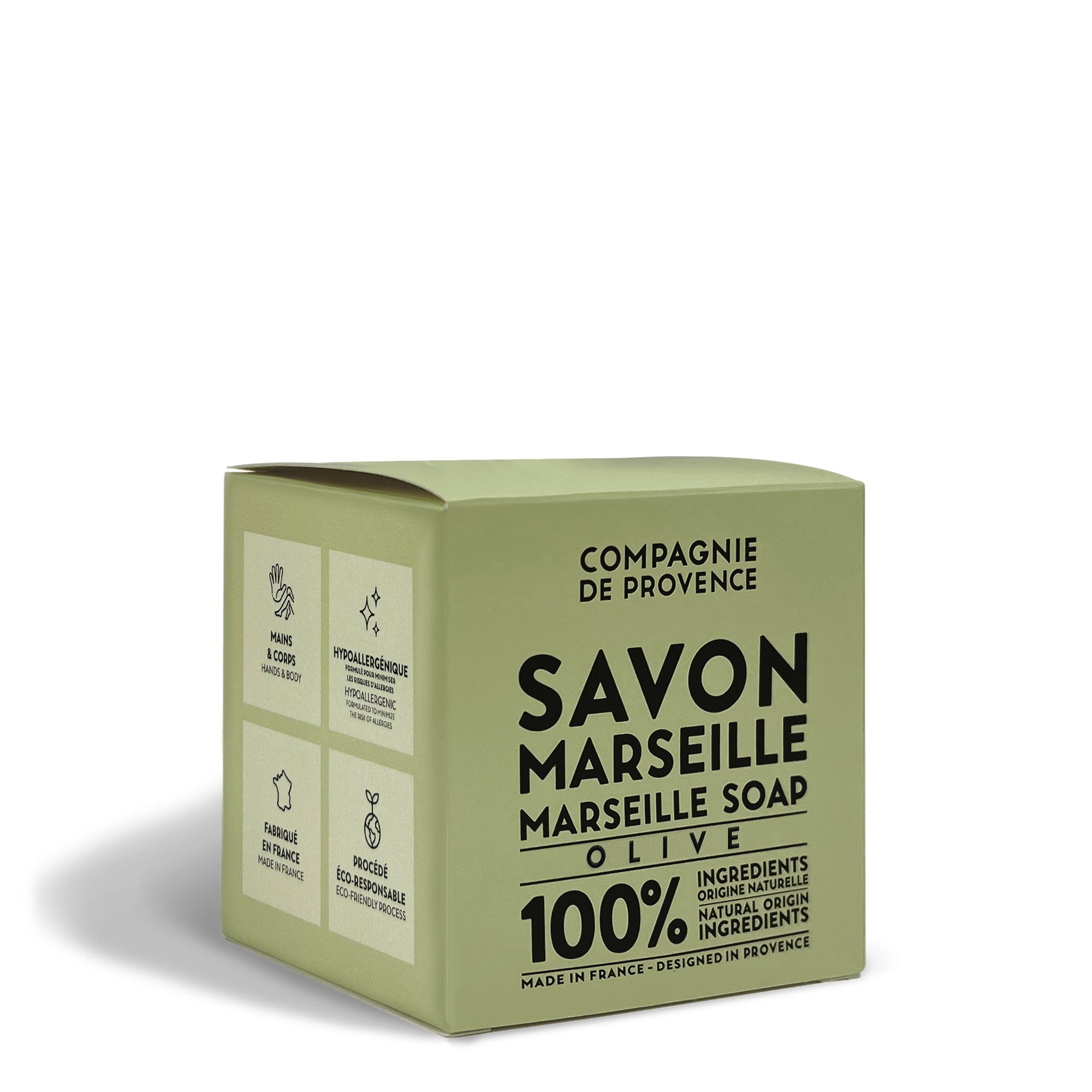 Lot De 9 Savons De Marseille Véritable Cube 300g 72% Huile D'olive - Naturel Et Végétal - Le Sérail