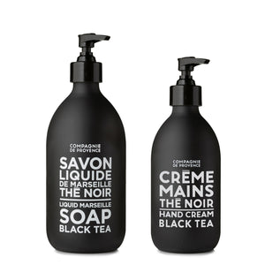 Liquid Marseille Soap & Hand Cream Set - Black Tea Bundle