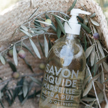 Load image into Gallery viewer, Liquid Marseille Soap &amp; Refill Set - Olive Wood