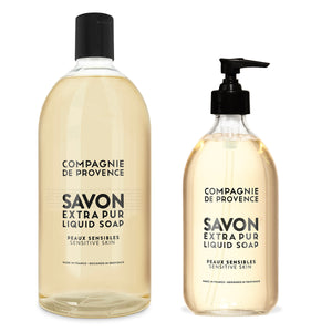 Liquid Marseille Soap & Refill Set - Sensitive Skin Bundle