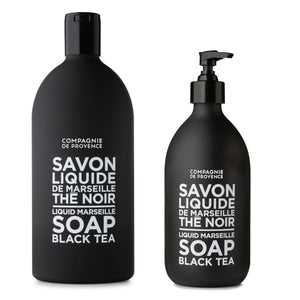 Liquid Marseille Soap & Refill Set - Black Tea Bundle