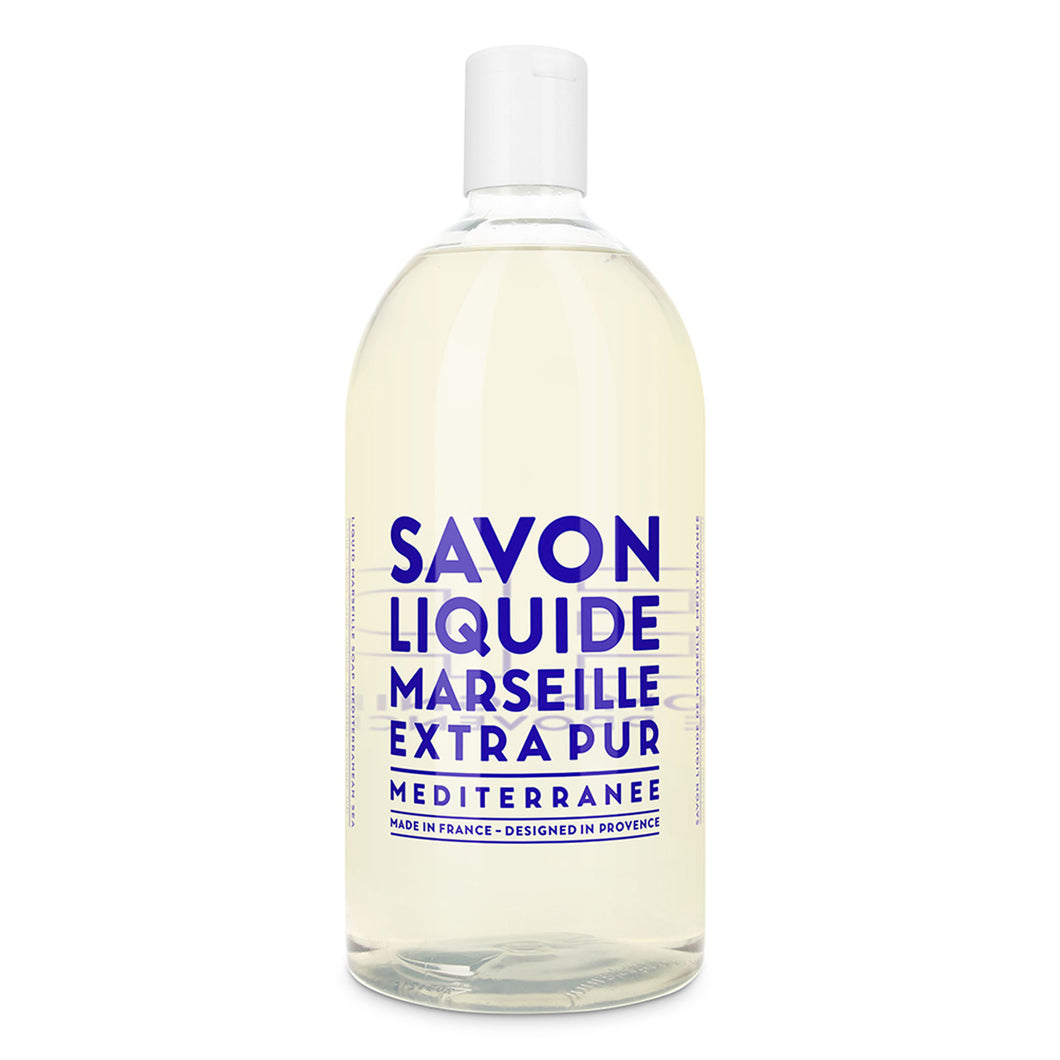 Liquid Marseille Soap Refill 33.8 fl. oz. - Mediterranean Sea - Cie Luxe | Your Life Styled