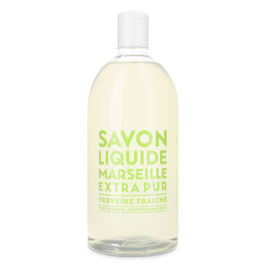 Liquid Marseille Soap Refill 33.8 fl. oz. - Fresh Verbena - Cie Luxe | Your Life Styled