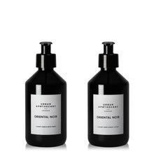 Load image into Gallery viewer, Oriental Noir Luxury Hand &amp; Body Wash + Hand &amp; Body Lotion
