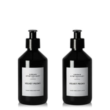 Load image into Gallery viewer, Velvet Peony Luxury Hand &amp; Body Wash + Hand &amp; Body Lotion