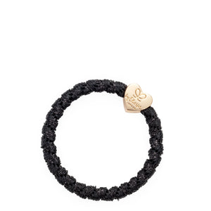 Woven Gold Heart - Black Shimmer - Cie Luxe | Your Life Styled