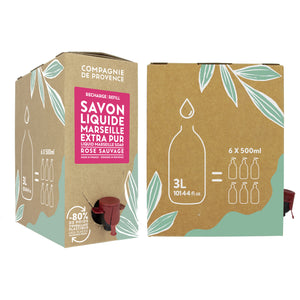 Liquid Marseille Eco-Refill 3 Liter - Wild Rose