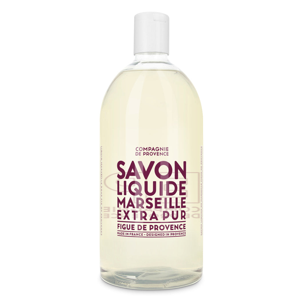 Liquid Marseille Soap Refill 33.8 fl. oz. - Fig of Provence - Cie Luxe | Your Life Styled