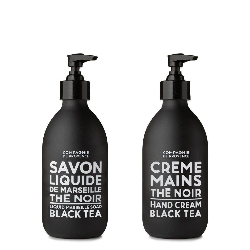 Liquid Marseille Soap & Hand Cream 10 fl. oz. - Black Tea - Cie Luxe | Your Life Styled