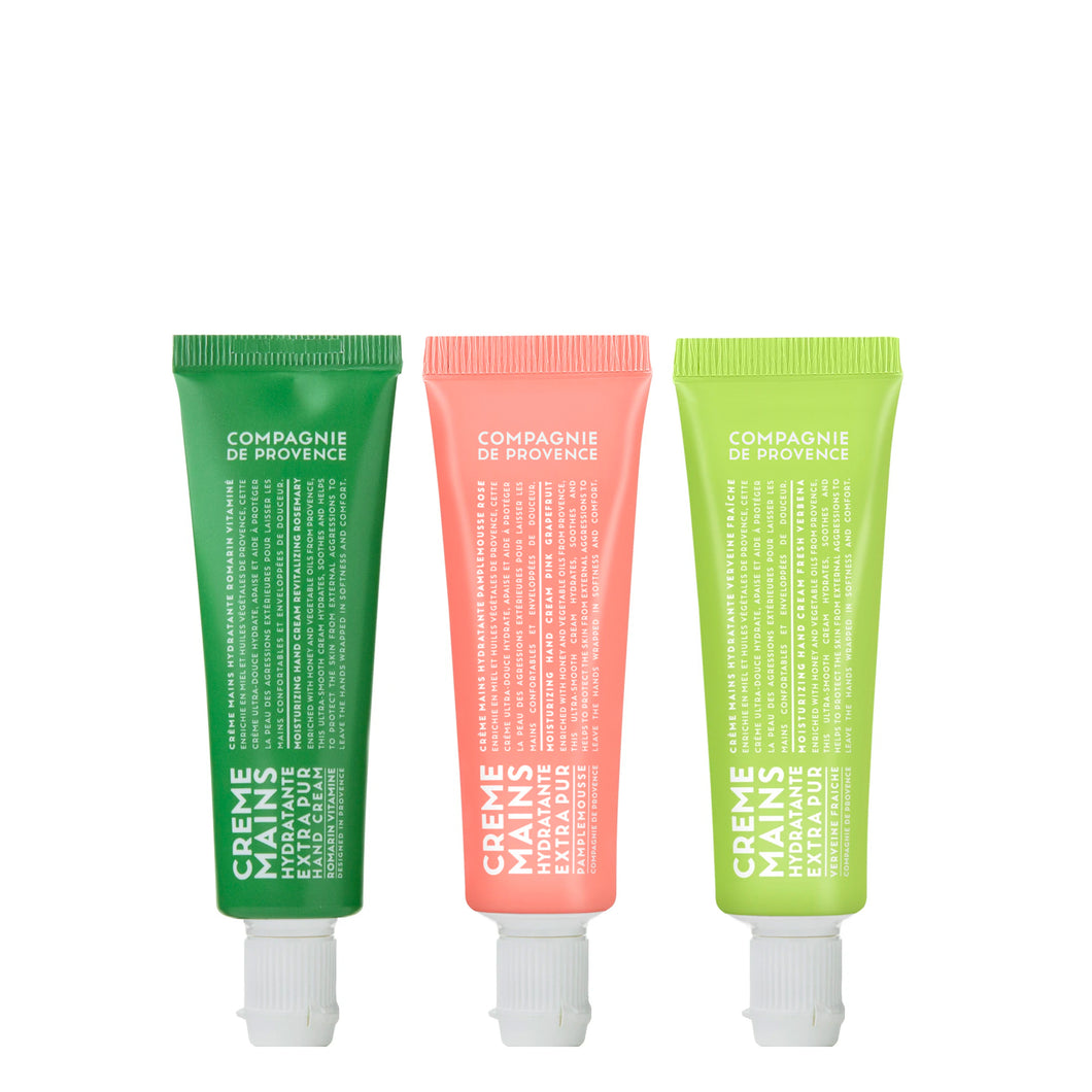 Citrus Travel Hand Cream Trio - Grapefruit, Rosemary & Verbena