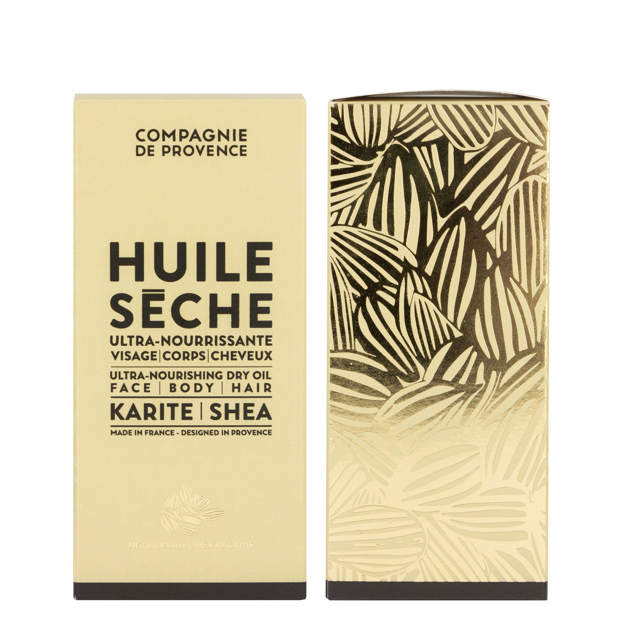 Huile à l'huile de karité pour corps et cheveux Prephar Karite Softening  Beauty Oil