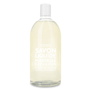 Liquid Marseille Soap Refill 33.8 fl. oz. - Cotton Flower - Cie Luxe | Your Life Styled