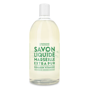 Liquid Marseille Soap Refill 33.8 fl. oz. - Revitalizing Rosemary - Cie Luxe | Your Life Styled