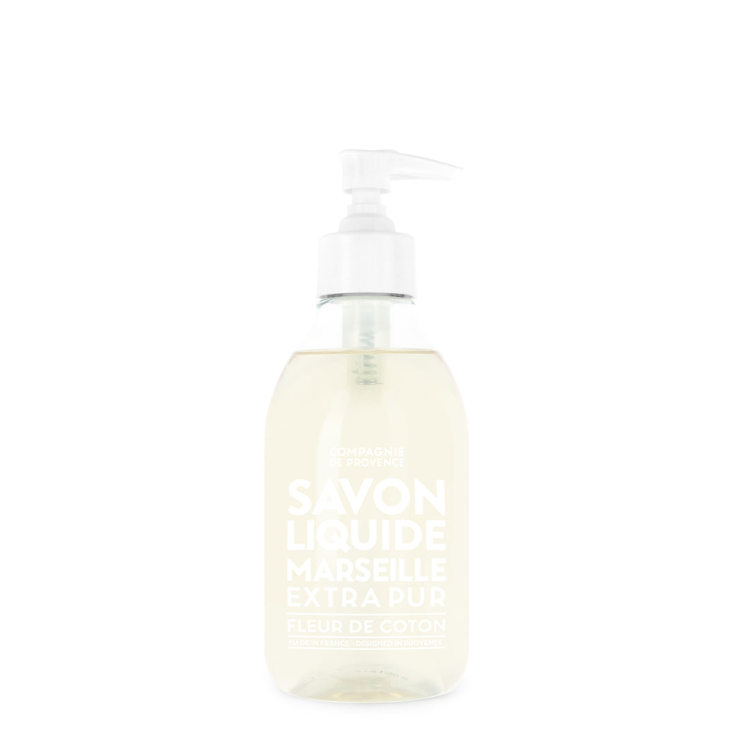 Liquid Marseille Soap 10 fl. oz. - Cotton Flower - Cie Luxe | Your Life Styled