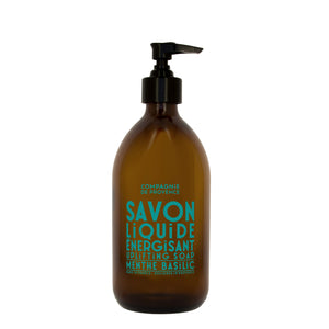 Uplifting Liquid Marseille Soap 16.7 fl. oz. - Mint Basil - Cie Luxe | Your Life Styled