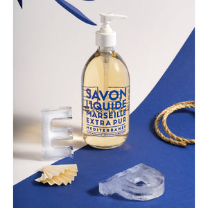 Liquid Marseille Soap 16.7 fl. oz. - Mediterranean Sea - Cie Luxe | Your Life Styled