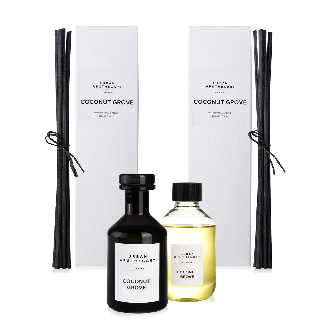 Coconut Grove Luxury Diffuser & Refill - Cie Luxe | Your Life Styled