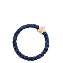 Load image into Gallery viewer, Woven Gold Star - Navy Shimmer
